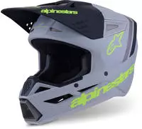 Alpinestars 8300726-9510-2XL, Alpinestars S-m3 Radium Ece22.06 Off-road Helmet Grau