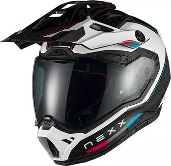 Nexx X.Rally Raid Carbon weiss/pink/blau