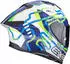 Scorpion Exo-R1 Evo II Air Cornering schwarz/weiss/grün/blau