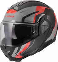 LS2 569102431XL, LS2 FF910 Advant II Glide, Modularhelm - Matt Schwarz/Grau/Rot...