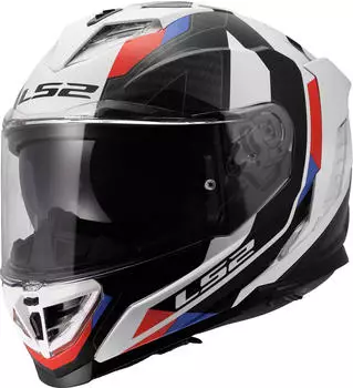 LS2 FF818 Storm III Sporty weiss/rot/blau