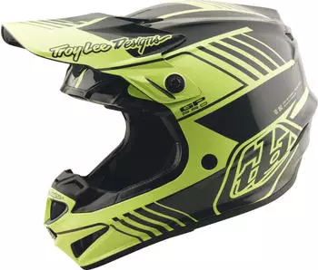 Troy Lee Designs GP Pro MIPS Segment schwarz/gelb