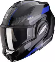 Scorpion 118-526-66-02, Scorpion Exo-Tech Evo Socius Klapphelm Schwarz Blau male