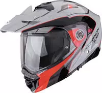 Scorpion 89-523-318-03, Scorpion ADX-2 Kamps Enduro Helm Schwarz Grau Rot male