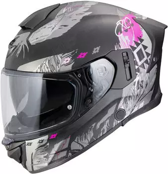 Scorpion EXO-530 Air Hadji Matt Schwarz/Pink