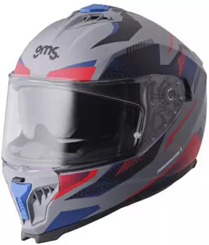 GMS Gelero matt grau/blau/rot