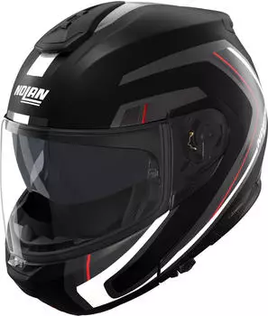 Nolan N100-6 Radiante Helmet black-grey-red size M for Men