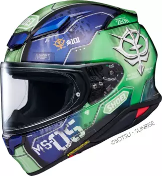 Shoei NXR2 Zaku I gr&uuml;n/blau