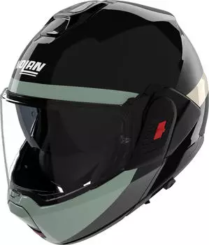 Nolan N120-1 Blocco schwarz/grau/gr&uuml;n