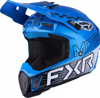 FXR Clutch Race Div schwarz/weiss/blau