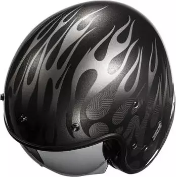 HJC V31 Firo Jet Helmet black-grey size XL for Men