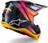 Alpinestars S-M7 Rise ECE 22.06 black/yellow/pink/glossy