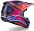 Alpinestars S-M7 Fuse ECE 22.06 blue purple pink glossy