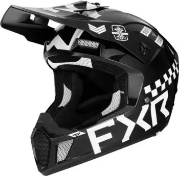 FXR Clutch Gladiator Schwarz/Weiß