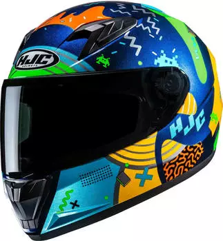 HJC Y10 Mika wei&szlig;/blau