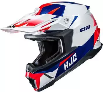 HJC C50 Slide weiss/rot/blau