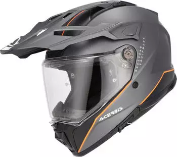 Acerbis Attack Logo Matt Enduro grau/orange