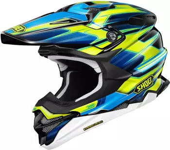 Shoei VFX-WR 06 Sparkle schwarz/blau/gelb