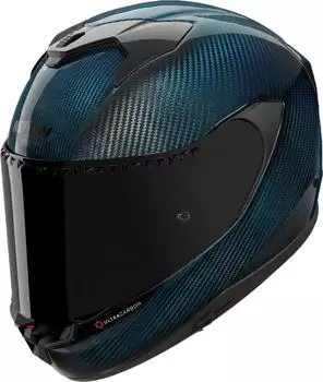Nolan X-904 Ultra Carbon Liquido Helm blau