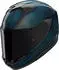Nolan X-904 Ultra Carbon Liquido Helm blau