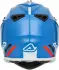 Acerbis Linear Motocross Helm weiss-türkis-blau
