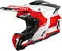 Airoh Twist 3 Fancy Motocross-Helm schwarz-weiss-rot