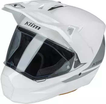 Klim X1 Alpha Carbon Enduro Helm weiss