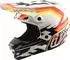 Troy Lee Designs SE5 Polycarbonate MIPS Dash Motocross Helm weiss-orange