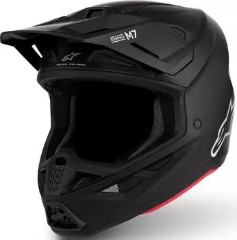 Alpinestars S-M7 Motocross Helm schwarz