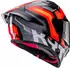 KYT Helmet R1R Carbon Accelerator Helm carbon-rot