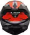 LS2 FF818 Storm III Komai Helm schwarz-rot