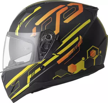 GMS Hexago Graphic schwarz/gelb/orange