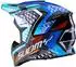Suomy X-Wing Motley Motocross Helm schwarz-blau