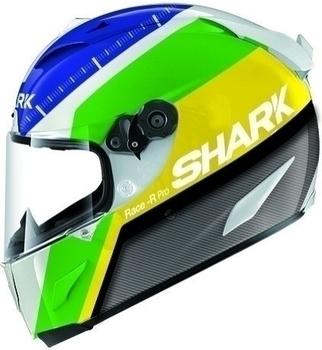 SHARK Race-R Pro Carbon Racing Divis weiß/grün/gelb