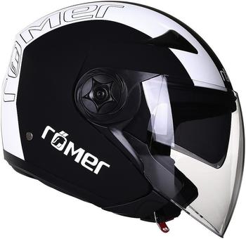 Römer Helmets Römer Koblenz schwarz/weiß matt