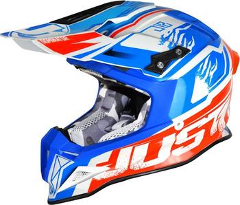 Just1 J12 Off Road Carbon DOMINATOR white/red/blue