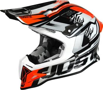Just1 J12 Off Road Carbon DOMINATOR white/red