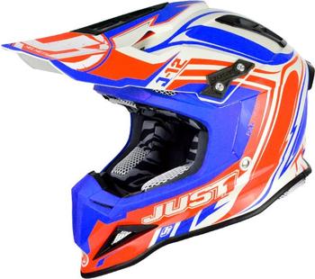 Just1 J12 Off Road Carbon FLAME red/blue