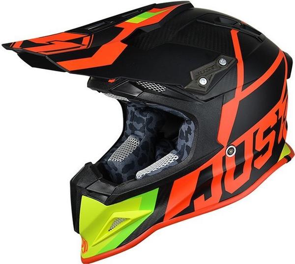 Just1racing J12 Off Road Carbon UNIT red/lime