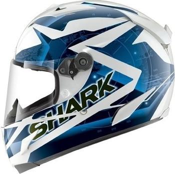 SHARK Race-R Pro Kundo weiß/blau/schwarz