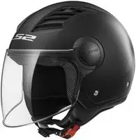 LS2 305625011XS, LS2 Airflow L Jethelm Schwarz male