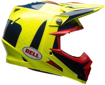 Bell Moto-9 Carbon Flex Vice blue/yellow