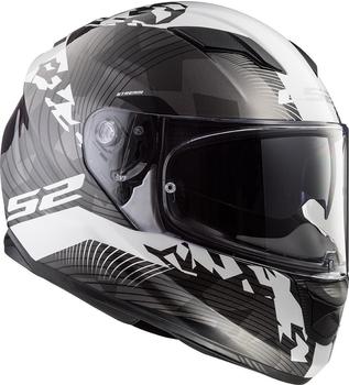 LS2 Helmets LS2 FF320 Stream Evo Hype schwarz/weiß