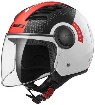 LS2 Helmets OF562 Airflow Condor weiß/schwarz/rot