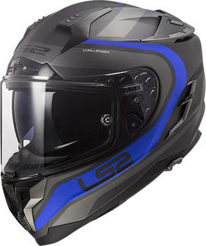 LS2 Helmets LS2 Challenger HPFC FF327 Fusion matt Titanium blau