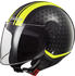 LS2 Helmets LS2 OF558 Sphere Lux Solid Crush Black/H-V Yellow