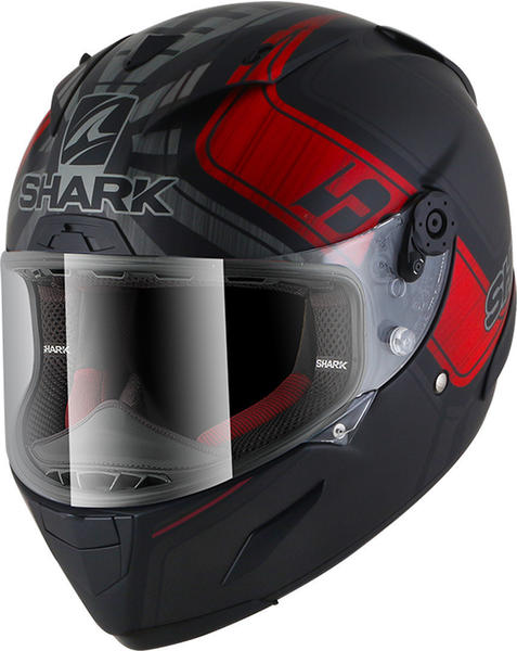 SHARK Race-R Pro Replica Zarco GP France Mat Black/Anthracite/Red