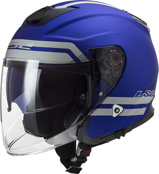 LS2 Helmets LS2 OF521 Infinity Hyper Matt Blue