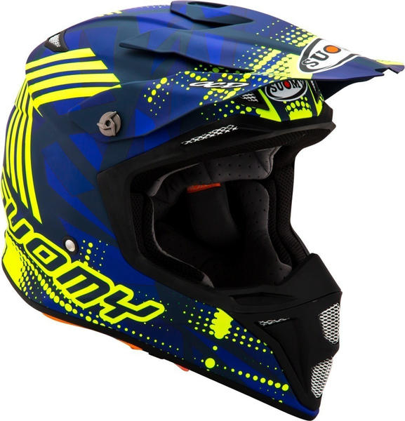 Suomy MX Speed Sergeant Matt Blue Yellow Fluo