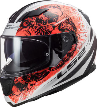 LS2 Helmets FF320 Stream Evo Throne White Orange